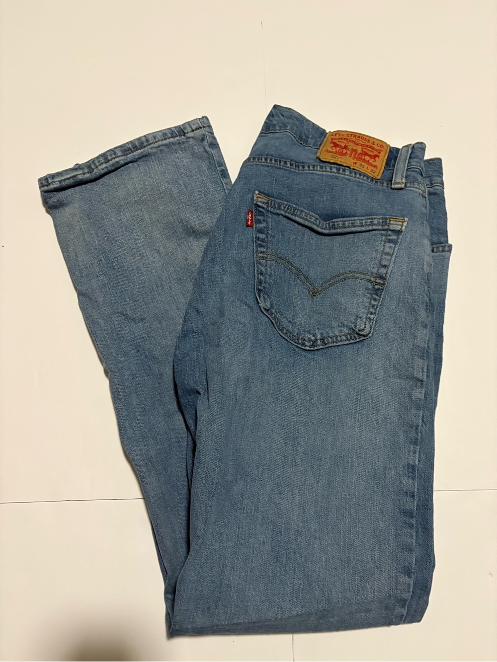 Levi’s 527 Bootcut Medium Wash Jeans Men’s Size 33x32 - Picture 2 of 6